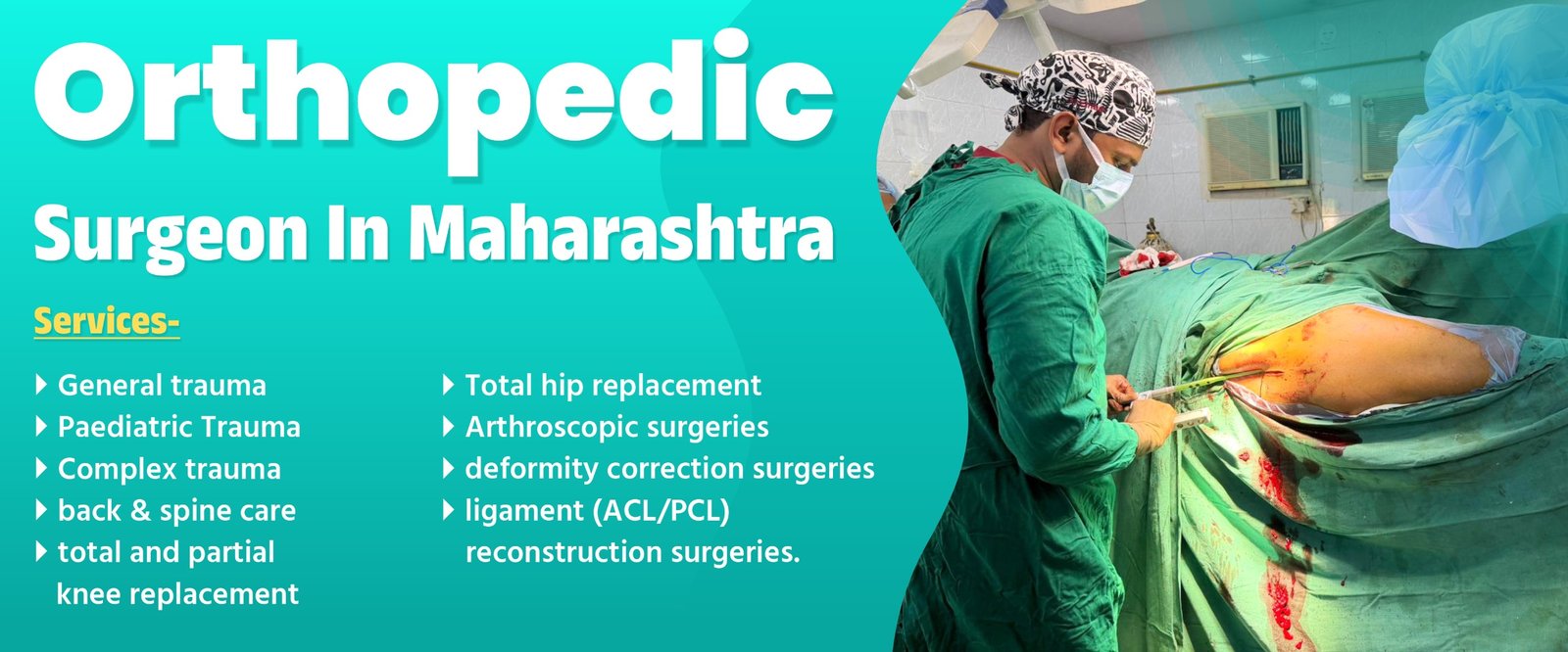 Dr. Emad Ansari - Orthopaedic Surgeon Banner 2